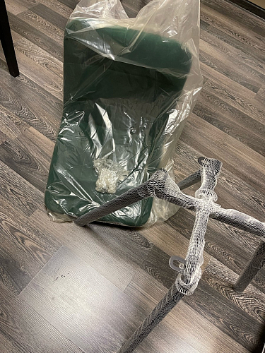 Стул на металлокаркасе Чилли синий / белый фото покупателя 1435