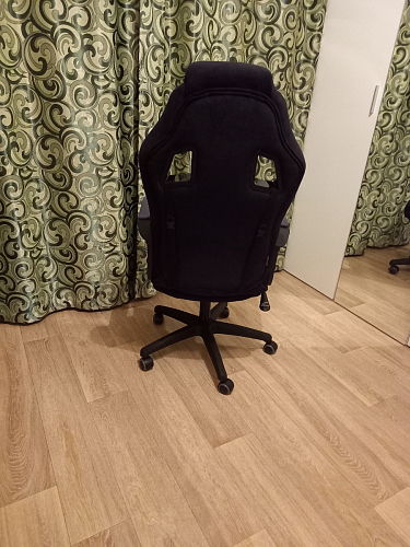 Компьютерное кресло Driver/Драйвер кожзам черный / серый фото покупателя 6