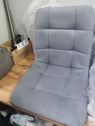 Стул на металлокаркасе Чилли К латте / белый фото покупателя 541