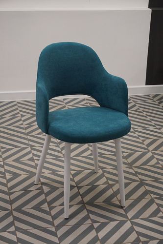 Стул на металлокаркасе Гутрид ромбы сзади капучино из шоурума 2