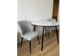 Стеклянный стол Анселм белый фото покупателя 6