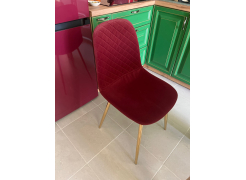 Стул на металлокаркасе Dabl wine red фото покупателя 85