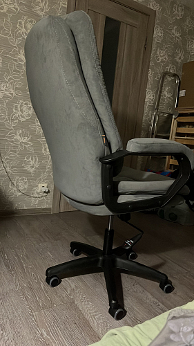 Компьютерное кресло Comfort Lux/Комфорт Люкс серый фото покупателя 36