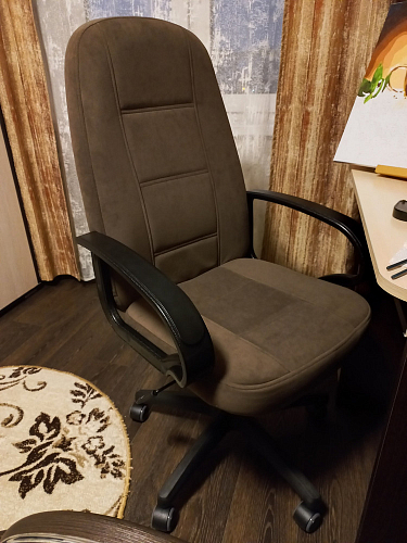 Компьютерное кресло СН747 ткань бирюзовая 2607 фото покупателя 6