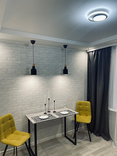 Стул на металлокаркасе Чилли К черный / зеленый фото покупателя 316