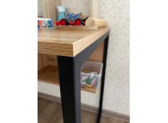 Письменный стол Клер Лофт черный матовый / бетон фото покупателя 35