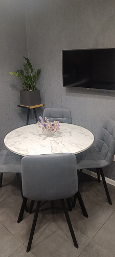 Комплект стульев Чилли 4 шт темно-серый / черный фото покупателя 450