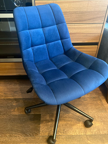 Компьютерное кресло Честер синий (velutto 46 ) / белый фото покупателя 29