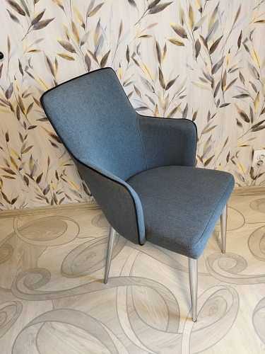 Стул на металлокаркасе Benza purple fabric фото покупателя 5