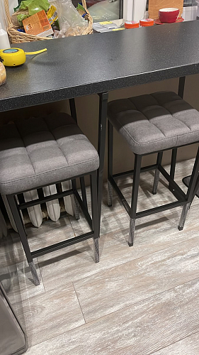 Барный стул Лофт катания минт / белый матовый фото покупателя 61