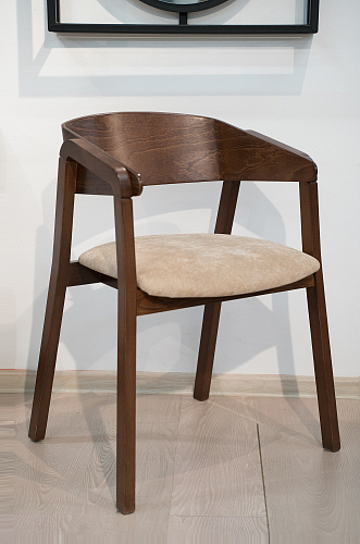 Деревянный стул Dalia noce блю из шоурума 3