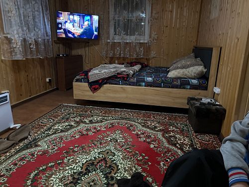 Двуспальная кровать Клауд 160х200 парящая дуб крафт золотой / антрацит фото покупателя 115