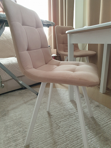 Комплект стульев Чилли 2 шт бежевый / черный фото покупателя 319