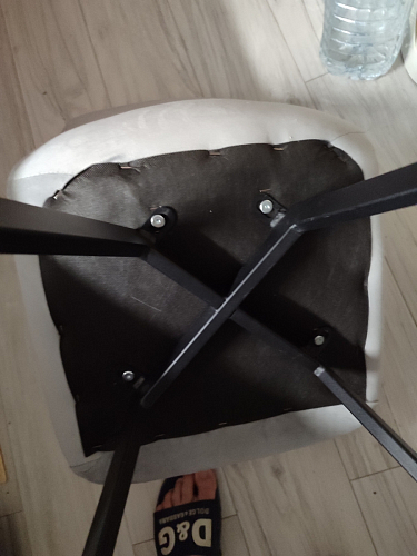 Стул на металлокаркасе Чилли К кирпичный / черный фото покупателя 435