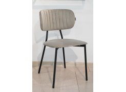 Стул на металлокаркасе Fendi серый из шоурума 1