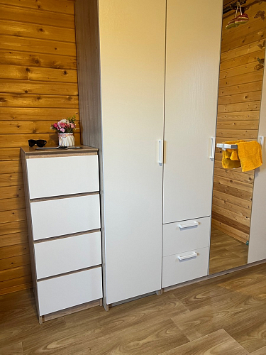 Комод Т-4р бетон / белый фото покупателя 12