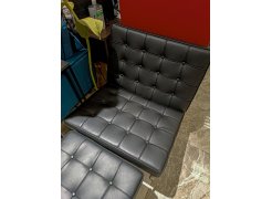 Кресло Barcelona chair чёрное из шоурума 1