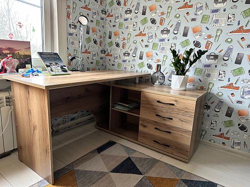 Компьютерный стол КСТ-109П правый венге фото покупателя 51