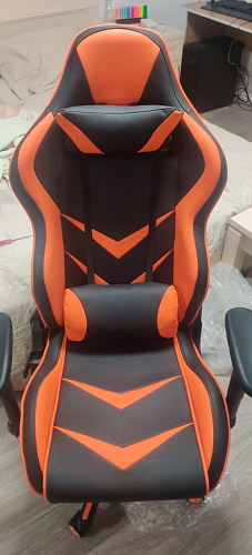 Компьютерное кресло Racer черный / красный / бежевый фото покупателя 161