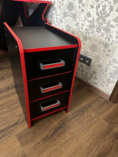 Тумба Ханна черная / красная - Уцененный экземпляр фото покупателя 95