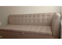 Кухонный диван Бриз правый серый велюр фото покупателя 10