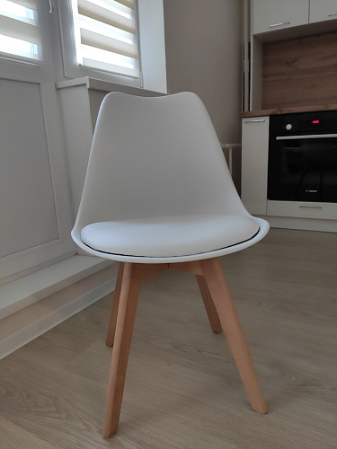 Стул Bonuss blue / wooden legs фото покупателя 169