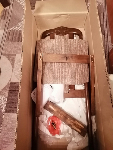 Стул деревянный Aron Soft dirty oak / beige фото покупателя 48