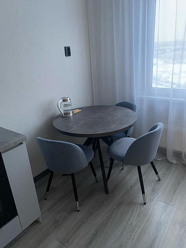 Стул на металлокаркасе Gabi 1 dark gray / black фото покупателя 743