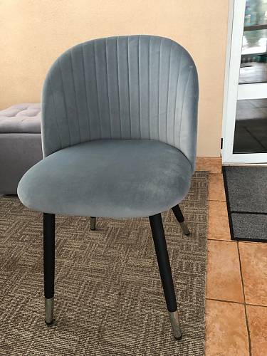 Стул на металлокаркасе Gabi 1 light purple / black фото покупателя 481