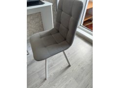 Стул на металлокаркасе Чилли светло-серый / черный фото покупателя 352