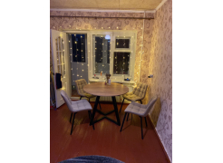 Стул на металлокаркасе Челси латте / черный фото покупателя 67