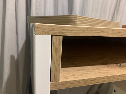 Письменный стол Леон Лофт бетон / черный матовый фото покупателя 98