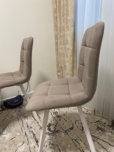 Стул на металлокаркасе Чилли К кирпичный / черный фото покупателя 327