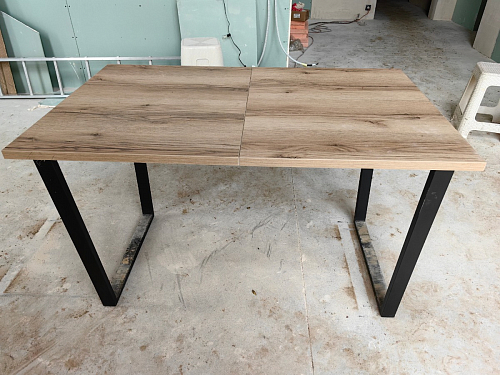 Стол раскладной Лота Лофт 120 25 мм юта / черный матовый фото покупателя 297