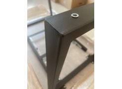 Деревянный стол Лота Лофт 120(160)х75 черный матовый / бетон светлый фото покупателя 891