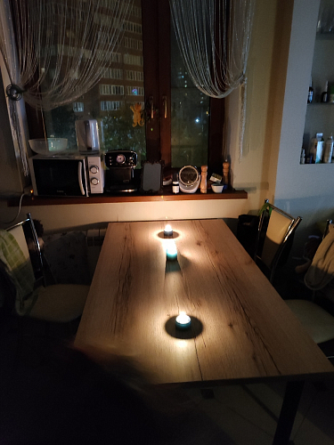 Деревянный стол Лота Лофт 140х80 дуб крафт табачный / черный матовый фото покупателя 359