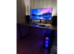 Стол Лота Лофт 140 25 мм черный матовый / дуб вотан фото покупателя 792