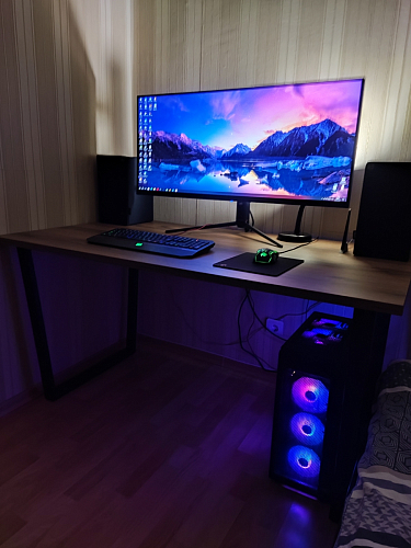 Стол Лота Лофт 120 25 мм сабия / белый матовый фото покупателя 664