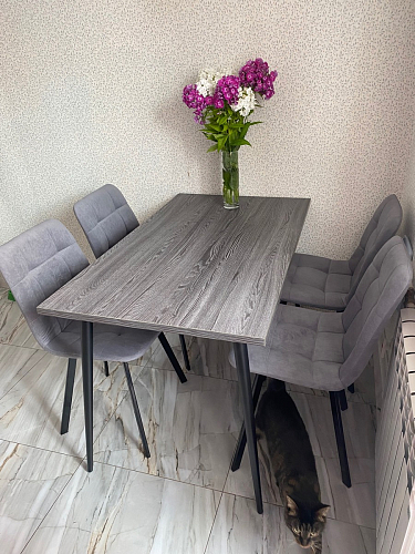 Стул на металлокаркасе Чилли зеленый / белый каркас фото покупателя 371