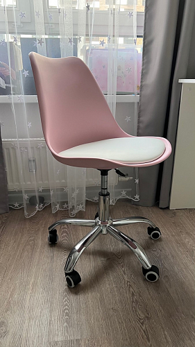 Компьютерное кресло Kolin с подушкой clear / white фото покупателя 372