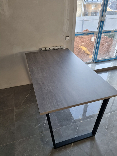 Деревянный стол Лота Лофт 140х80 дуб крафт табачный / черный матовый фото покупателя 305