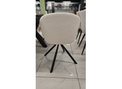 Стул на металлокаркасе Solomon крутящийся white / black из шоурума 12
