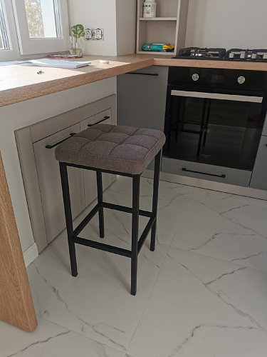 Барный стул Лофт линкольн белый / белый матовый фото покупателя 261