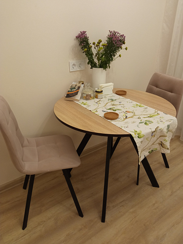 Комплект стульев Чилли 2 шт бежевый / черный фото покупателя 670