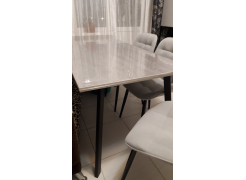 Стол Тринити Лофт 120 32 мм бетон / черный матовый фото покупателя 568