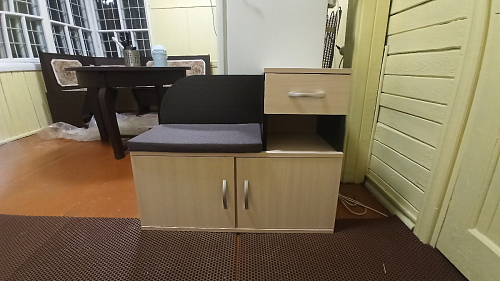 Обувница Аврора дуб млечный / венге фото покупателя 93