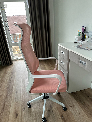 Компьютерное кресло Tilda pink / white фото покупателя 3