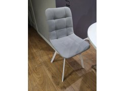 Стул на металлокаркасе Чилли синяя ткань / белый фото покупателя 344