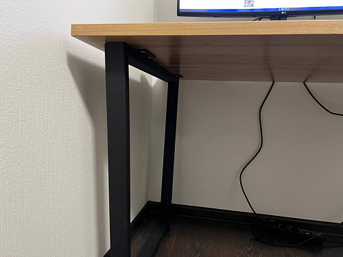 Стол Лота Лофт 140 25 мм черный матовый / бетон фото покупателя 185