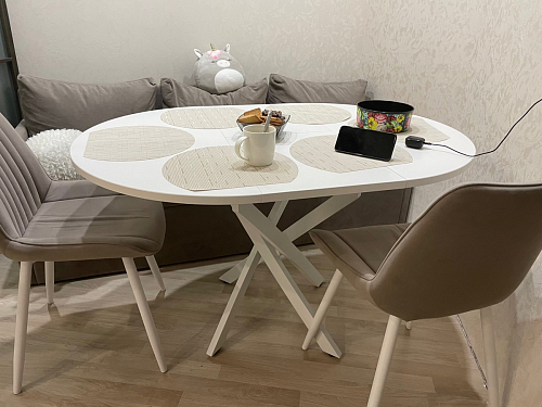 Комплект стульев Седа К 4 шт латте / черный фото покупателя 187